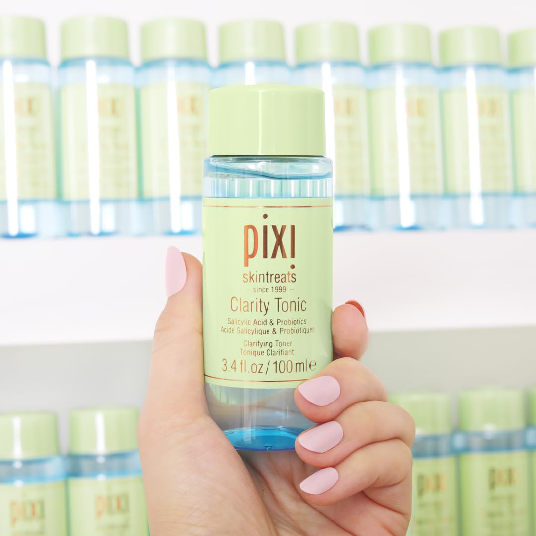 Pixi Beauty Clarity Tonic 100ml, AHA & BHA Toner | Minimize Pores, Promote A Clearer, Healthier Complexion, 3.4 Fl Oz - Image 7