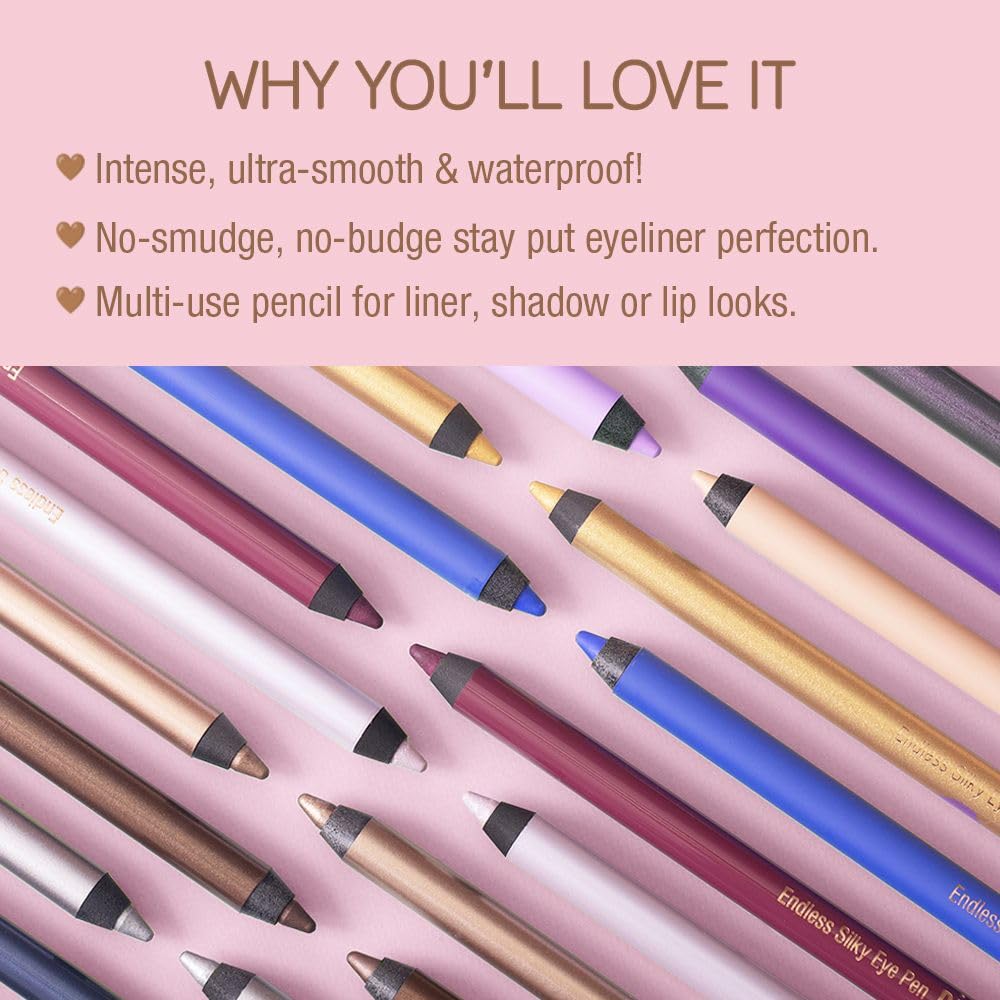 Pixi Beauty Endless Silky Eye Pen (Black Noir) | Waterproof & Hypoallergenic | 0.04 oz/1.2 g - Image 3
