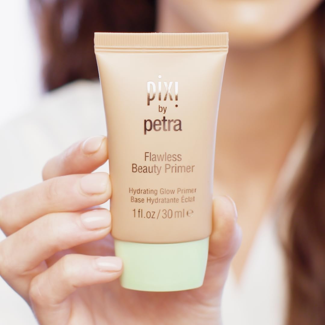 Pixi Beauty Flawless Beauty Primer | Makeup Primer For A Flawless Finish | Anti-Aging and Nourishing Makeup Base For A Glow From Within | 1 fl. oz/30ml - Image 4