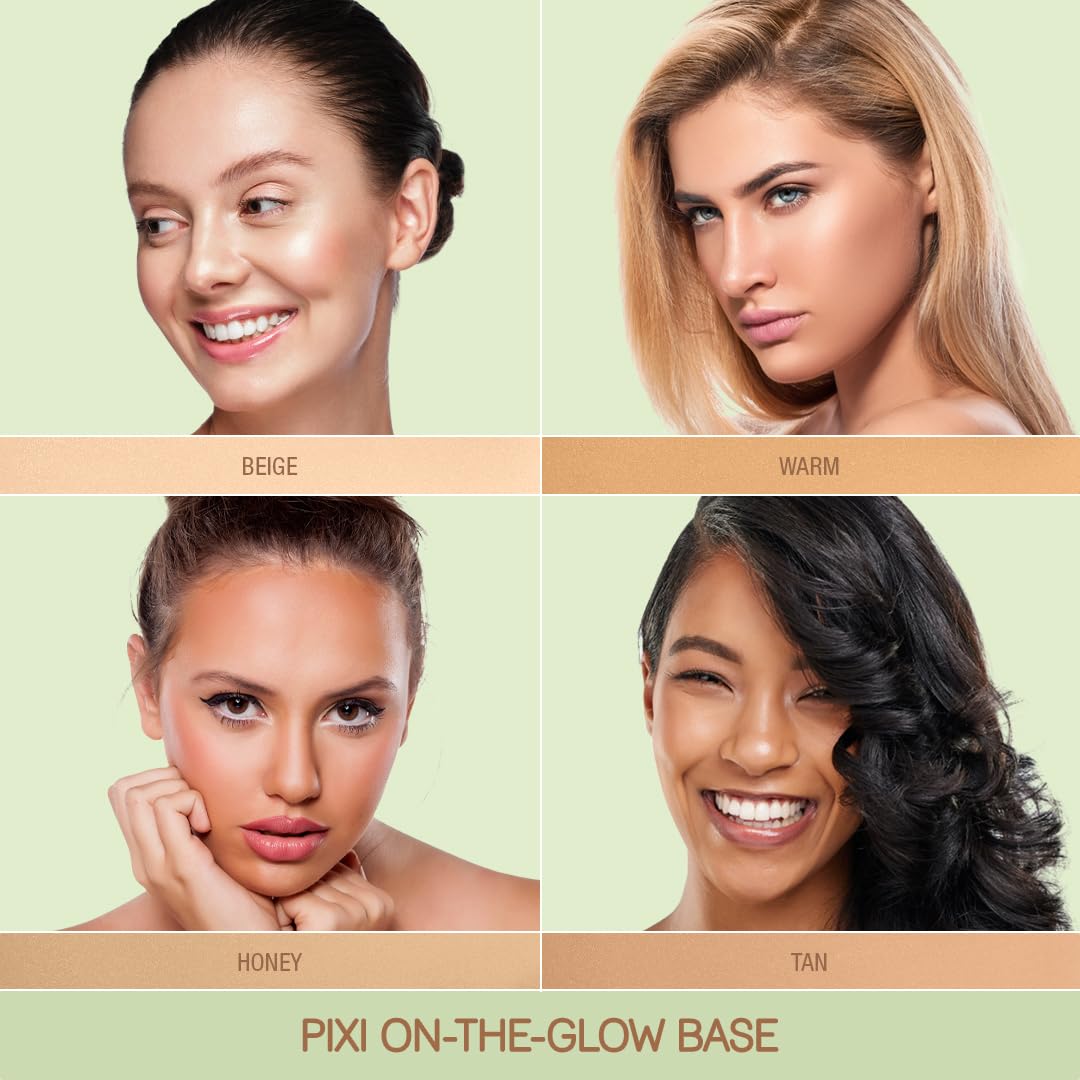 Pixi Beauty On-the-Glow Base| Tinted Moisturizer Foundation Stick | Beige: Medium, neutral shade| 0.6 oz / 19g - Image 3