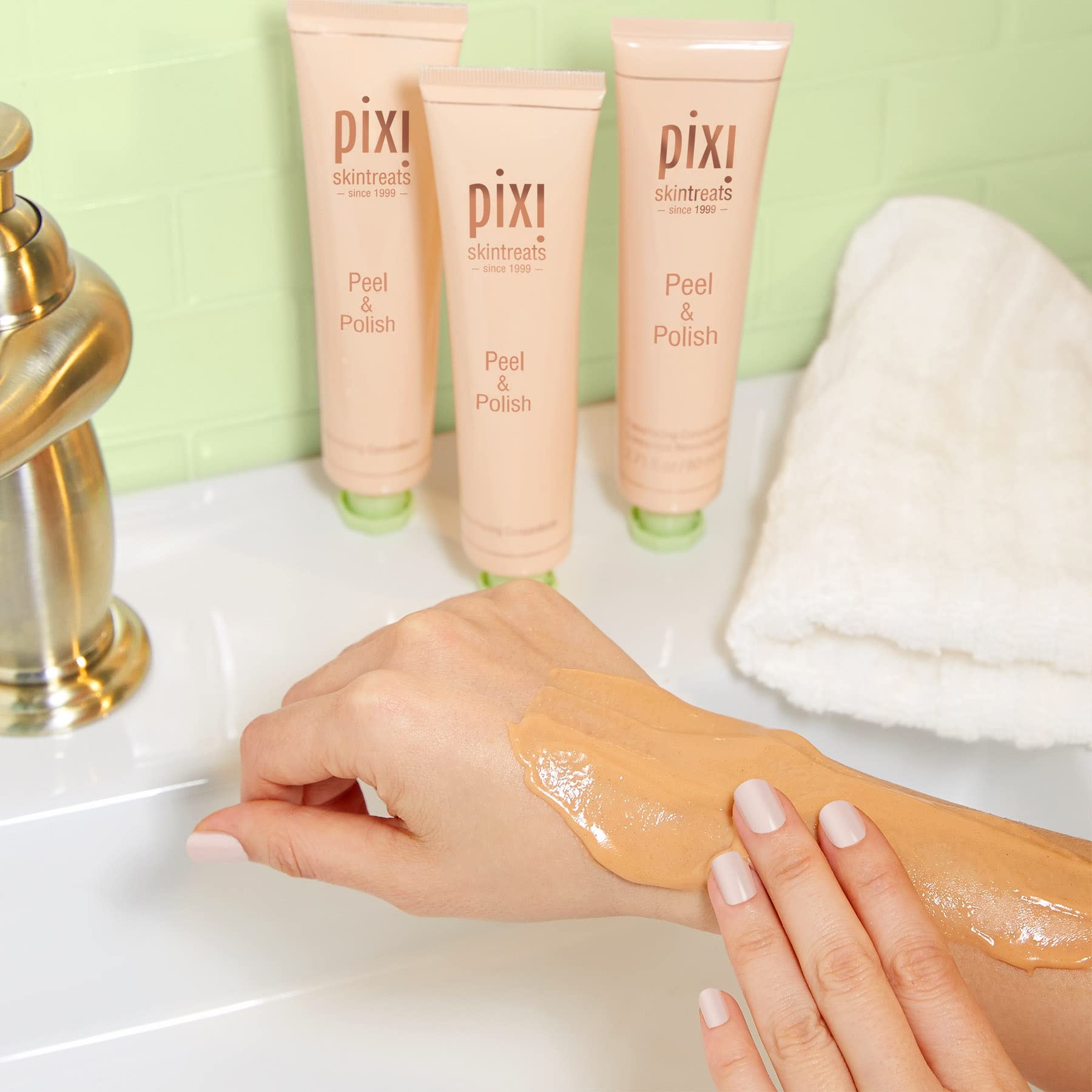 Pixi Beauty Peel & Polish | Natural Fruit Enzymes Resurface Skin | Gentle Exfoliator Promotes Healthy Complexion | 2.70 Fl Oz - Image 4